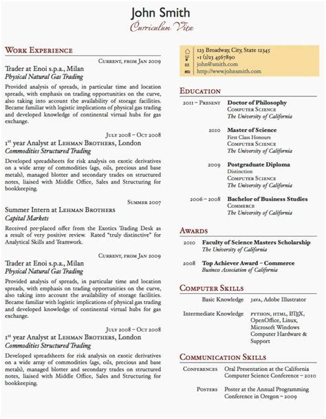 25++ 1 page resume examples For Your Application