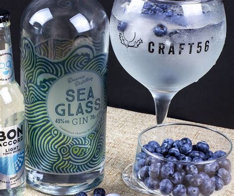 Deerness Distillery Sea Glass Gin 70 Cl Gin Glass Scottish Gin