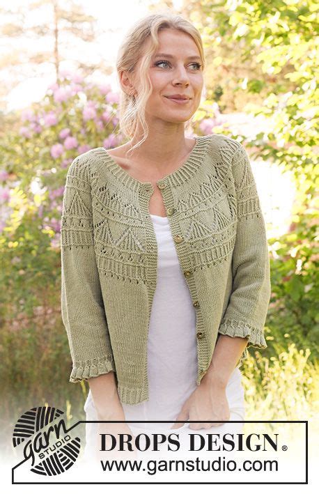 Treasure Hunt Cardigan Drops 230 22 Free Knitting Patterns By Drops