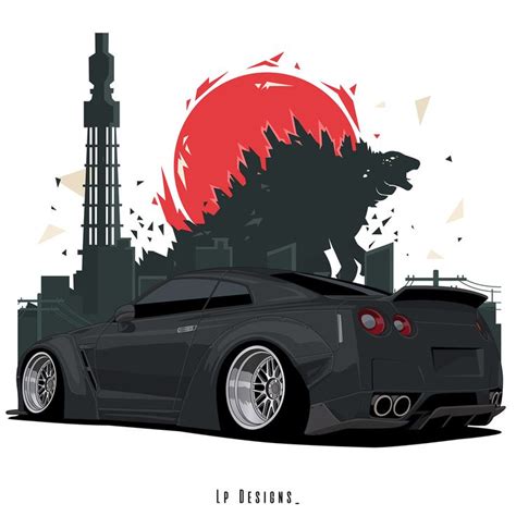 Nissan R Gtr On Behance Nissan R Gtr Art Cars