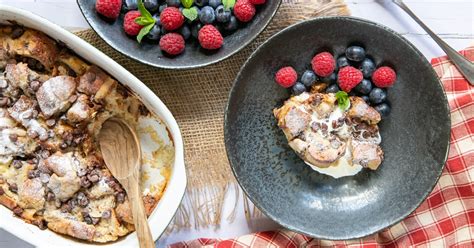 Hot Cross Bun Bread Butter Pudding Helen S Fuss Free Flavours