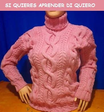 Aprende A Tejer Hermoso Sueter A Dos Agujas Tejidos A Crochet