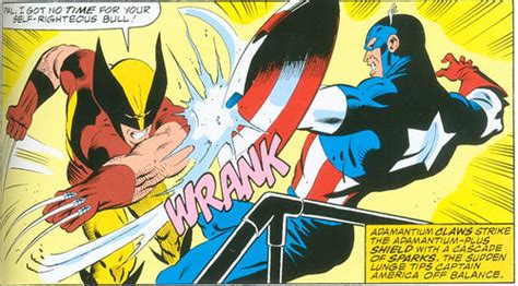 Wolverine Vs Captain America By Mike Zeck The Amazing Kiqueman Flickr