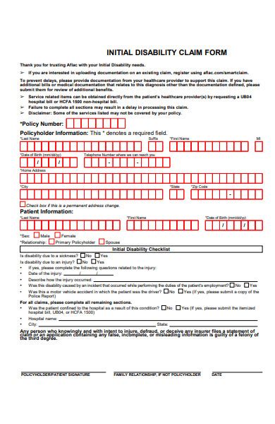 Ada Disability Form Editable Fillable Printable Online Templates Images