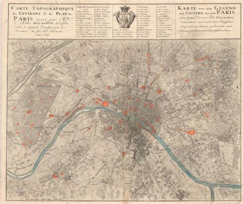 Old World Auctions Auction 192 Lot 459 Carte Topographique Des