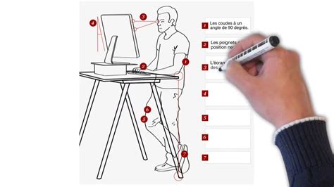 Ergonomie Dun Poste De Travail Debout YouTube