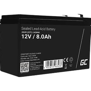 GC AGM46 8AH AGM Battery 12 V 8 Ah At Reichelt Elektronik