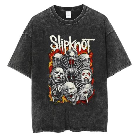 Camisetas Slipknots para hombres, camisa de gira por el infierno