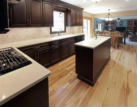 Fieldstone Cherry Kitchen With Caesarstone Quartz Countertops