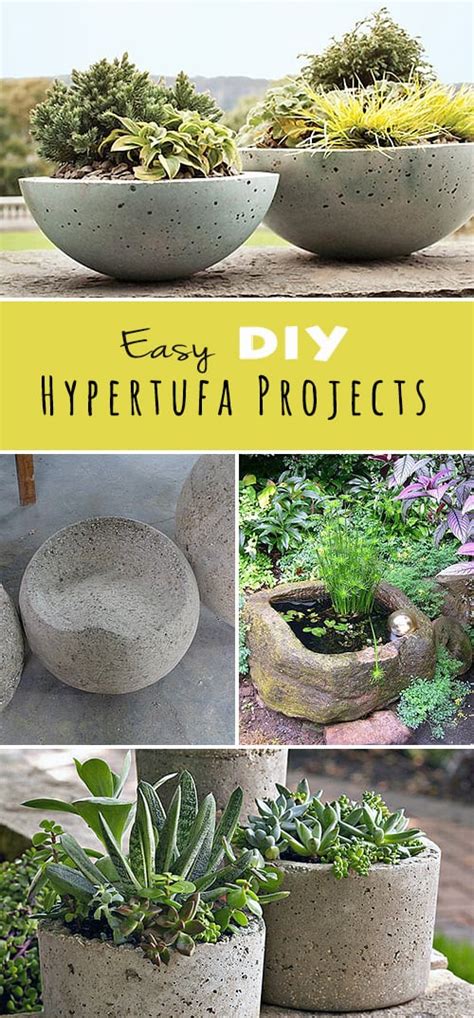 Easy Diy Hypertufa Projects • The Garden Glove