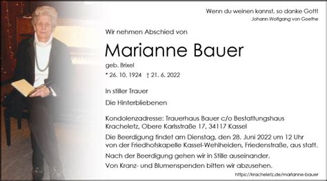 Marianne Bauer Kracheletz