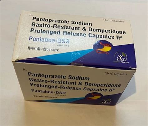 Pantabee Dsr Pantoprazole Sodium Gastro Resistant Domperidone Prolonged