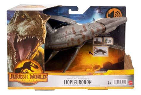 Figura Liopleurodon Jurassic World Dominion Con Sonido Cuotas Sin Interés