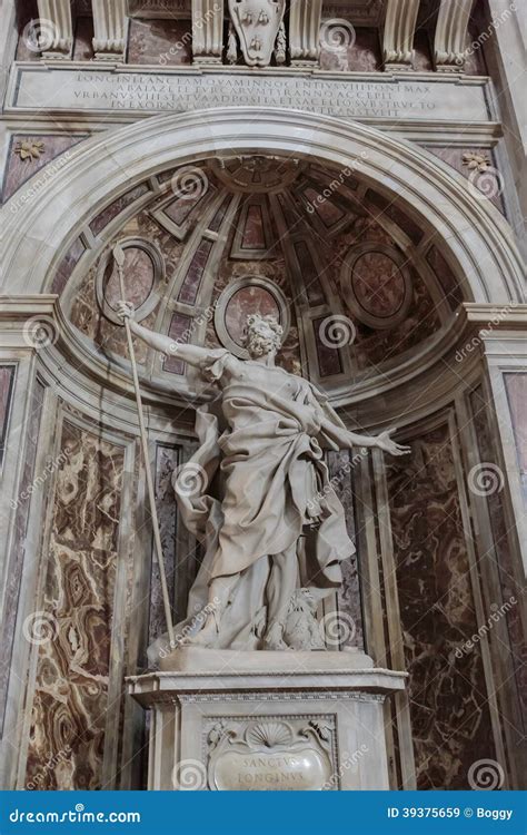 Saint Longinus In St Peter S Basilica Editorial Stock Image Image Of