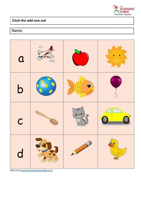 Playgroup English Worksheet Final Worksheet Live Worksheets Worksheets Library