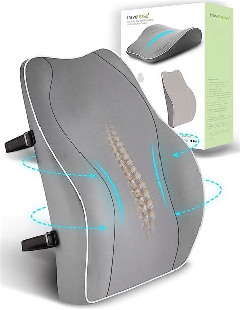 Travel Ease Coussin De Soutien Lombaire Ergonomique Support Dorsal En