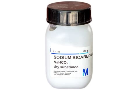 Sodium Bicarbonate Dry Substance 100g Chemsol Scientific