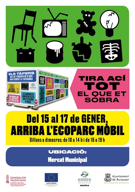 El Ecoparque M Vil De La Emtre Llega A Burjassot Del Al De Enero