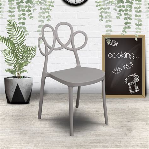 Cadeira Decorativa para Cozinha Laço Nude Gran Belo Gran Belo GranBelo Móveis e Decoração