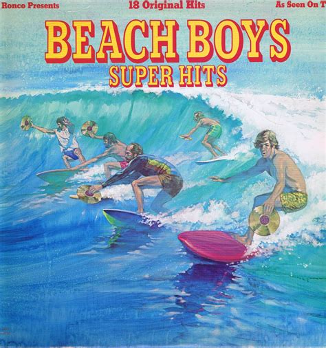 The Beach Boys Super Hits Sl 8114 Capitol Lp Vinyl Record • Wax