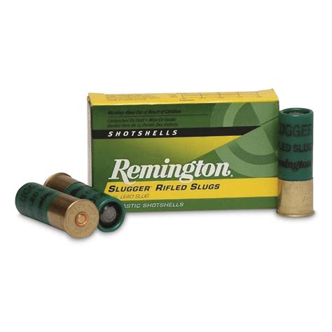 Remington Slugger Gauge Oz Rifled Slug Rounds