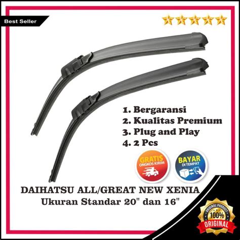 Jual Wiper Kaca Mobil Frameless All New Xenia Wiper All Great New