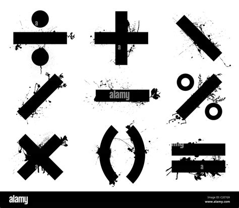 Math Symbols Cut Out Stock Images And Pictures Alamy