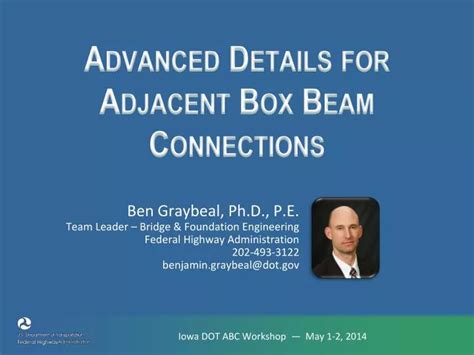 Ppt Advanced Details For Adjacent Box Beam Connections Powerpoint