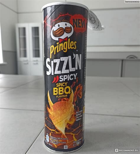 Рисовые чипсы Pringles Sizzl n spicy BBQ flavour Самые острые из