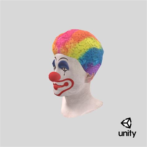 3D clown head - TurboSquid 1594440