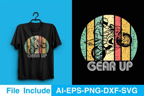 Gear Up T Shirt Design Graphic By Misba Design · Creative Fabrica