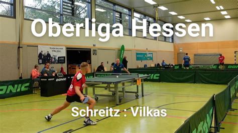 Klare Angelegenheit Oberliga Hessen A Schreitz Ttr Vs M