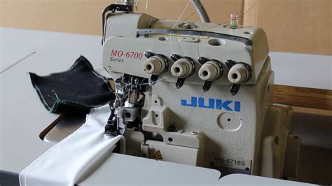 Industrial Sewing Machine Overlock Juki MO 6716S YouTube