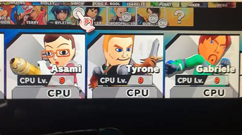 Mii Duels Shinnosuke V Asami V Tyrone V Gabriele Youtube