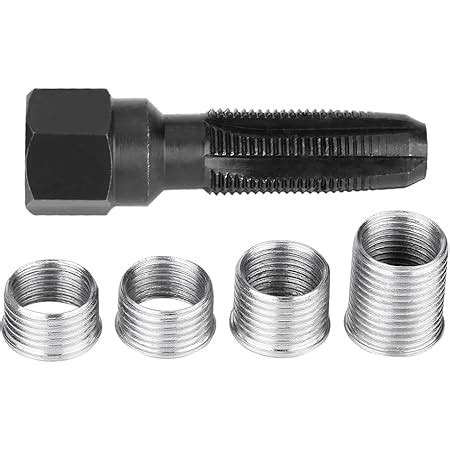 Spark Plug Helicoil Kit Carbon Steel Spark Plug Thread Repair Kit