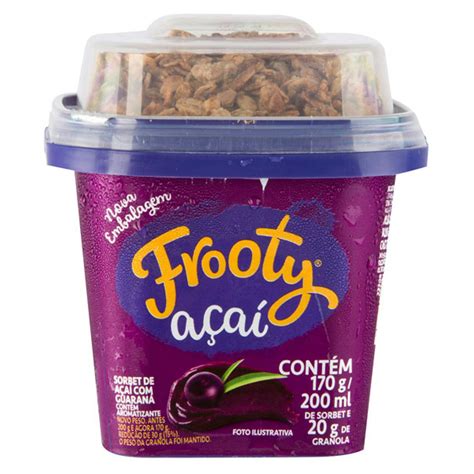 Zé Delivery Açai Frooty Original Com Granola 200ml