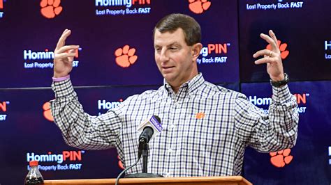 Clemson football coach Dabo Swinney breaks down Florida State football ...