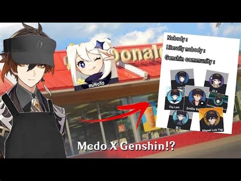 Will Genshin Impact Collab With Mcdonalds Mcgenshin Know Your Meme