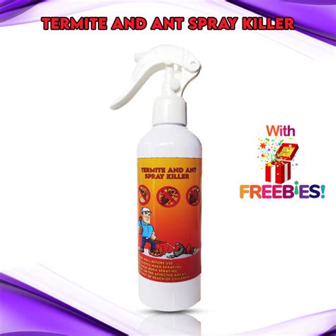 With Freebies Termite And Ant Spray Killer 250ml Cockroach Bed Bugs Anay Dust Mites