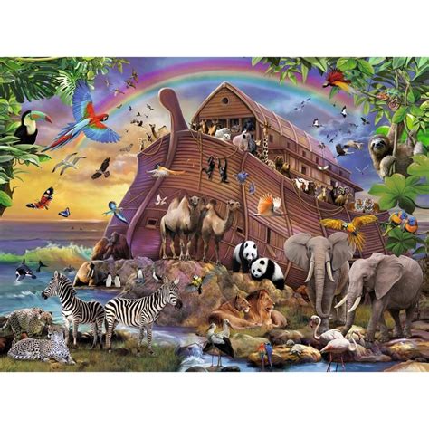 Ravensburger Xxl Puzzle Unterwegs Mit Der Arche Teile Smyths