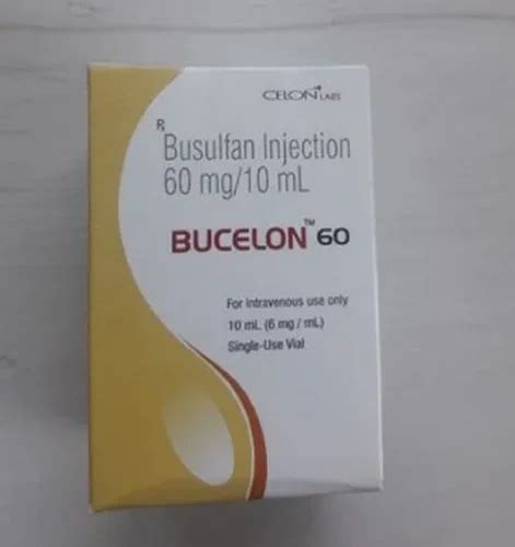 Busulfan 60mg Injection Strength 60 Mg 10 ML At Best Price In Nagpur