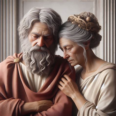 Socrates And His Wife Xanthippe By Druna0156 On Deviantart