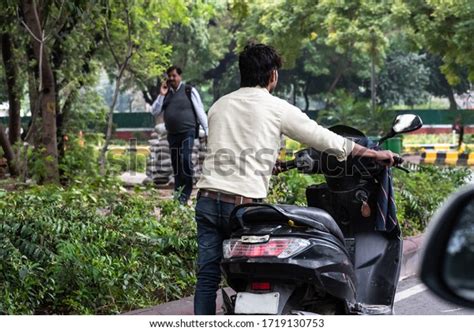 617 Man Pushing Motorcycle Images Stock Photos And Vectors Shutterstock