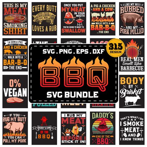 Bbq Svg Bundle Bbq Quote Svg Barbeque Svg Bundle Bbq Svg Cut Files