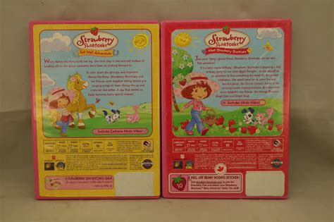 Lot Of 2 Strawberry Shortcake Dvd Movies Get Well Adventure Meet Strawberry 024543087472 On Ebid