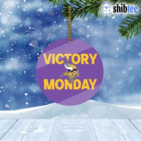 Minnesota Vikings Victory Monday Christmas Ornament Shibtee Clothing