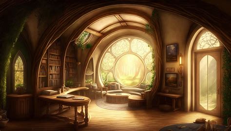 Elven Home Interior 2 By Argocityartworks On Deviantart