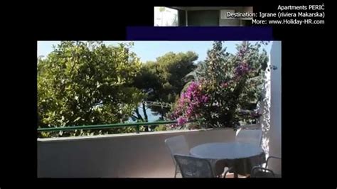 Unterkunft in Igrane Kroatien Apartments Perić YouTube