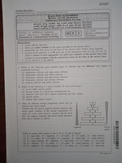 SOLUTION Ict Mcq Paper 2021 Al Studypool