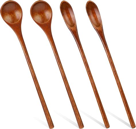 Amazon Prasacco Pieces Small Wooden Spoons Inch Wood Spoons